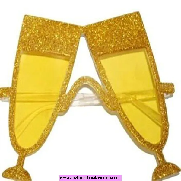 Şampanya Bardak Temalı Gözlük